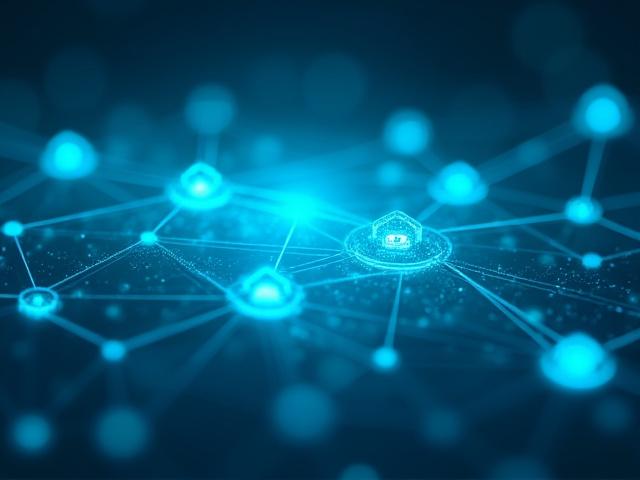 Abstract depiction of data flowing between interconnected systems, symbolizing seamless integration and partnership.